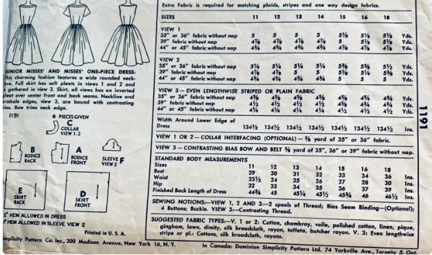 50s Bateau Neckline Fit N Flare Party Cocktail Dress Dresses Sleeveless Summer Petite Vintage Sewing Pattern McCalls 1191 B31