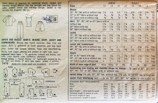 60s Strappy Fitted Cocktail Dress w/ Cummerbund Sash & Bolero Bermuda Shorts Vintage Sewing Pattern Simplicity 3478 B34