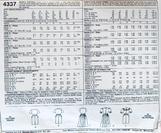 80s Does 50s Fit N Flare Shirtwaist Dress Sailor Collar Sleeveless Sheath Dress Vintage Sewing Pattern McCalls 4337 8 10 12