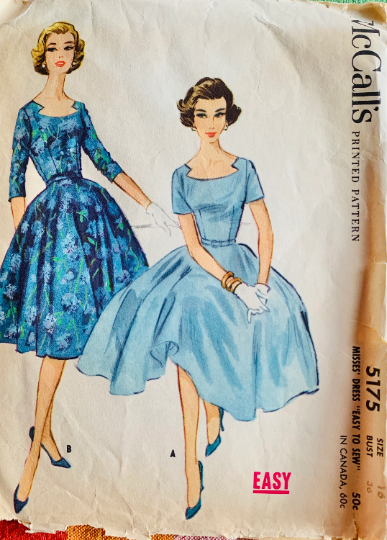 50s Misses Fit N Flare Cocktail Day Dress w/ Sharkbite Neckline Easy S Vintage Fashion Library 50s Misses Fit N Flare Cocktail Day Dress w/ Sharkbite Neckline Easy S Vintage Fashion Library