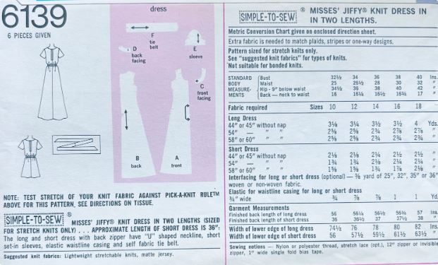 70s Blouson Scoop Neck Dress in Knee Length or Maxi Evening Dresses Vintage Sewing Pattern Simplicity 6139 B34