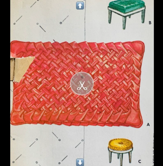 60s Smocked Throw Pillow Chair Pad Cushion Home Decor Smocking Vintage Pattern McCalls 6257