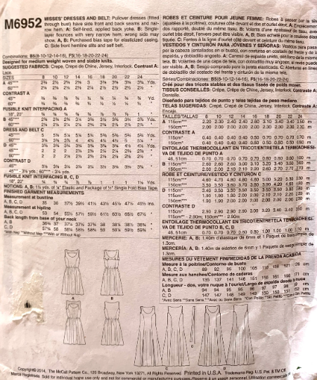 Ladies Summer Maxi Sundress w/ Cutout Back Flared Skirt Princess Seams Dress EASY Sewing Pattern McCalls 6952 M6952 16 18 20 22 24