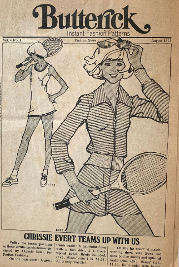 Butterick Monthly August 1976 Catalog Advertisement Sewing Pattern Catalogue Fashion Inspiration 70s Style