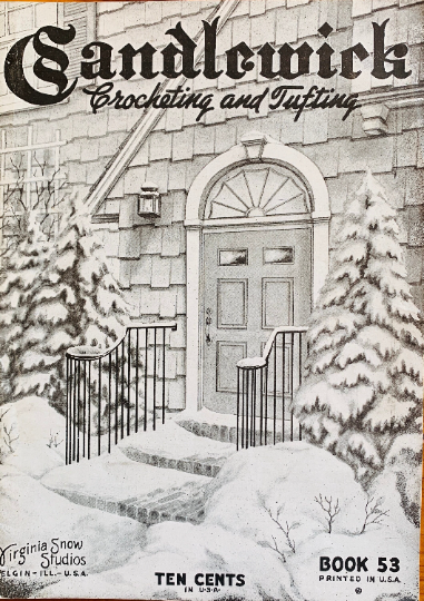 Candlewicking Crochet Tufting Home Decor Rug Patterns Rugmaking Vintage Booklet