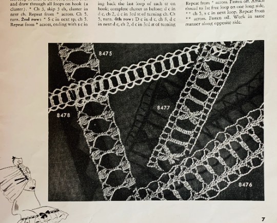 40s Handkerchief Edgings Book 149 ORIGINAL Crochet Pattern Magazine Tatting Hairpin Filet Lace Trims Lingerie Linens Animals Flowers