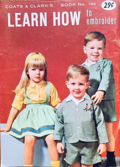 How To Embroidery Learn Embroidery Booklet w/ Chicken Scratch Patterns Crewel Designs