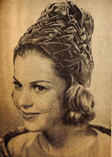 60s Pleated Smocked Pillbox Hat Millinery Sewing Pattern Mail Order 7463
