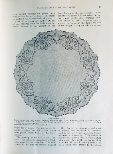 Antique Edwardian 1910s Knitting Crochet & Tatting Patterns for Home Decor Bibs Baby Embroidery Golf Vest Booklet Magazine