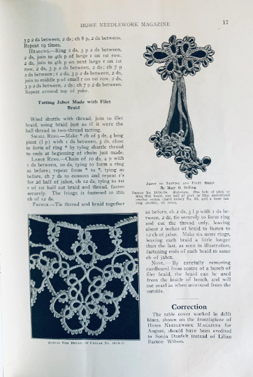 Antique Edwardian 1910s Knitting Crochet & Tatting Patterns for Home Decor Bibs Baby Embroidery Golf Vest Booklet Magazine