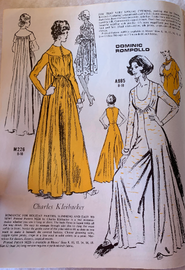 Prominent Designer 1979 Catalog Advertisement Sewing Pattern Catalogue Fashion Inspiration 70s Style