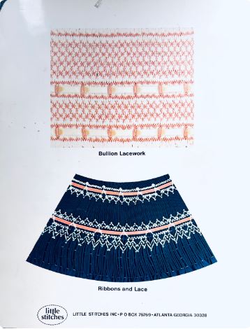Little Stitches Smocking and Ribbon Book 2 Smocking Patterns Bullion Smocking Designs