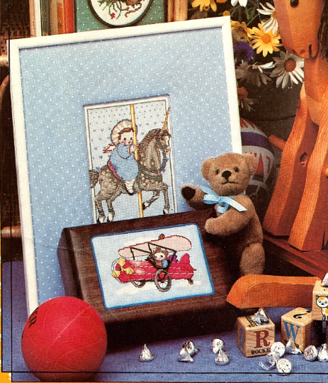 Counted Cross Stitch Wee Good Adventure Nursery Home Decor Patterns for Baby Room