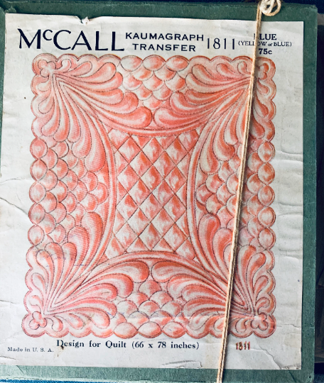 30s Quilting Designs Template Design Art Deco Era Quilt Pattern Kaumagraph McCall 1811