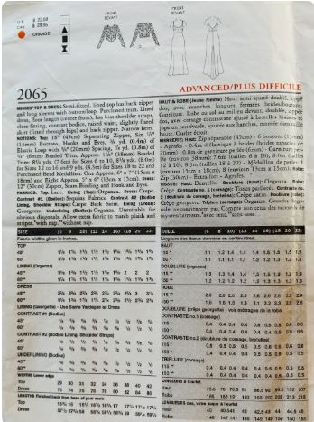 90s Badgley Mishka Formal Gown Wedding Dress Mother of the Bride Cocktail Special Occasion Designer Badgley Mischka Vintage Sewing Pattern Vogue 2065 6 8 10