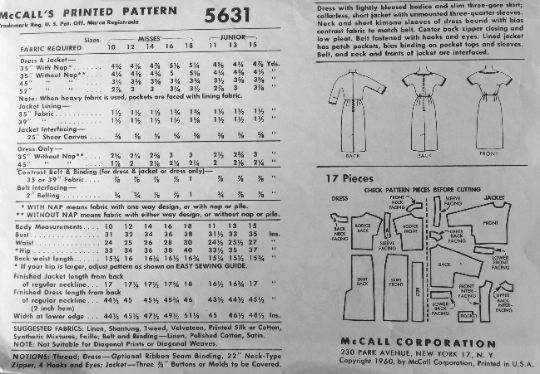 60s Fitted Wiggle Dress Bolero Jacket Suit Bateau Neckline Dress Petite Vintage Sewing Pattern McCall's 5631 B32