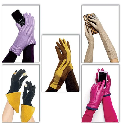 Womens Glove Patterns  Gauntlet Gloves Opera Length Fitted & Fancy Accessories Sewing Pattern Butterick 5695