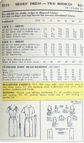 60s Bombshell V Neck Fitted Dress Body Con Cocktail Dresses Bateau Neckline Special Occasion Petite Sewing Pattern Advance 3312 B34