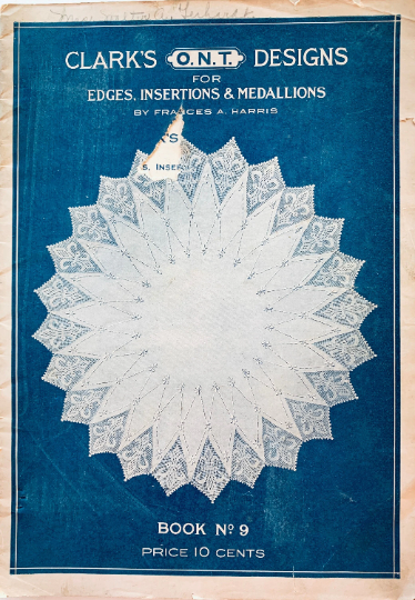 Edwardian Crochet Edgings Patterns for Baby Collars Veil Home Decor & More Pattern Booklet