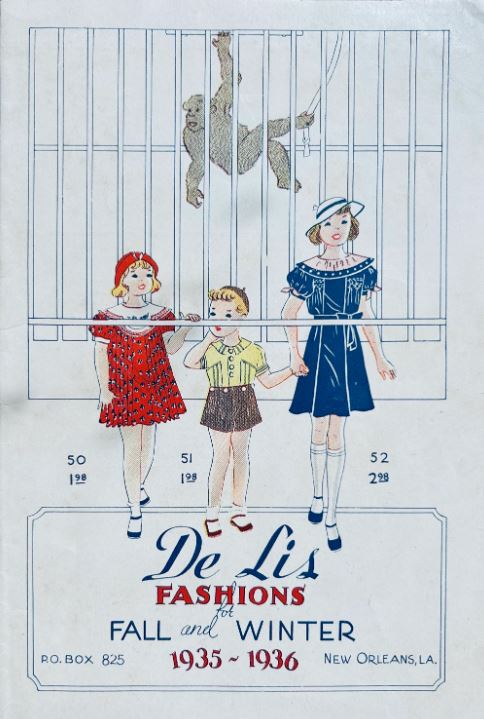 30s De Lisa Childrens' Fashion Catalog Tween Styles Baby Infant Kids Clothing Catalogue Fall & Winter 1935 1936
