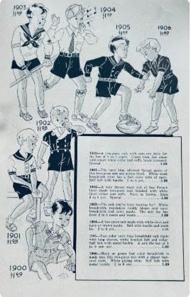 30s De Lisa Childrens' Fashion Catalog Tween Styles Baby Infant Kids Clothing Catalogue Fall & Winter 1935 1936