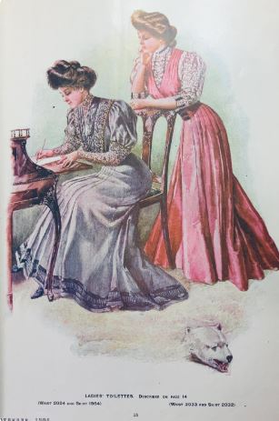 1900s Edwardian Fashion Magazine Standard Sewing Patterns Catalog The Designer November 1906