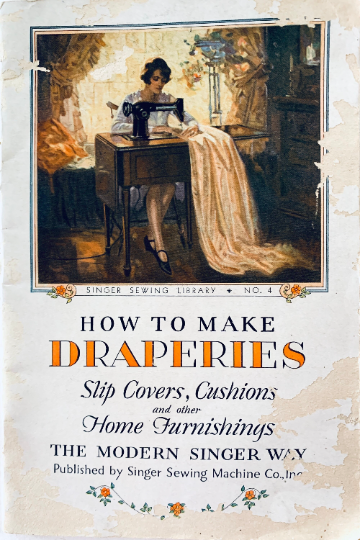 How to Make Draperies Window Treatments Home Decor Vintage Sewing Book Mary Brooks Pickens