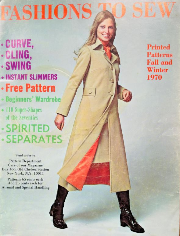 70s Sewing Pattern Fashion Catalog Magazine