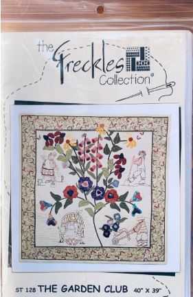 Freckles The Garden Club Flowers Floral Wall Hanging Quilt Pattern