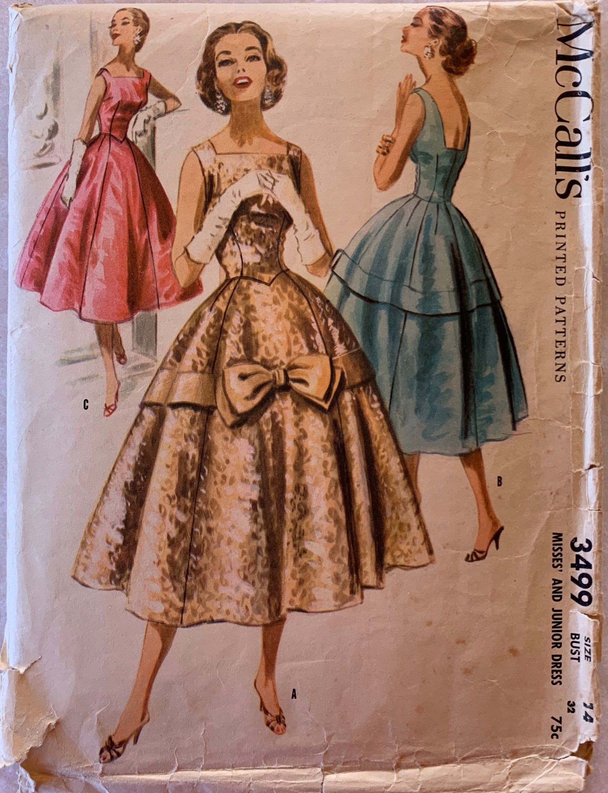 50s Fit N Flare Sleeveless Bow Trim Deep V Back Party Cocktail Dress P Vintage Fashion Library 50s Fit N Flare Sleeveless Bow Trim Deep V Back Party Cocktail Dress P Vintage Fashion Library