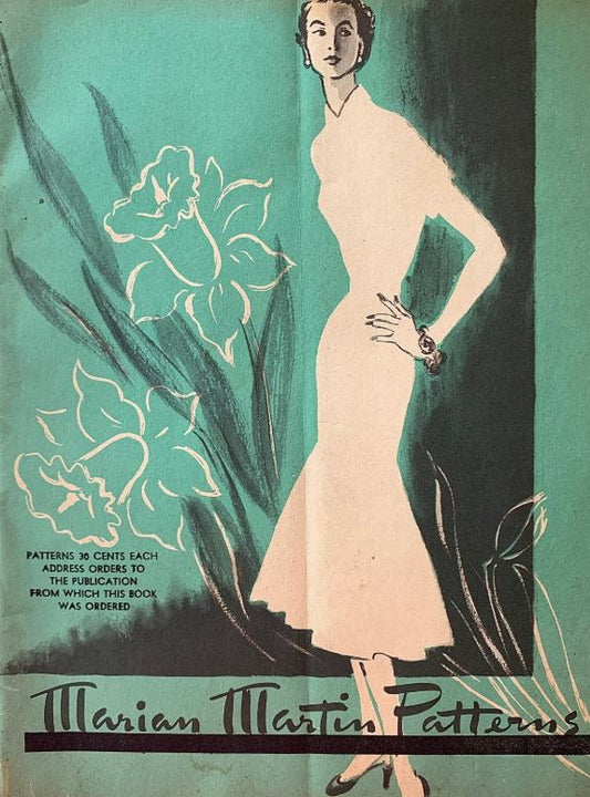 1950s Marian Martin Vintage Mail Order Sewing Pattern Fashion Catalog Spring 1951