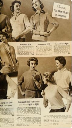Montgomery Ward Fall Winter 1958-1959 Catalog Fashion History Catalogue Reference