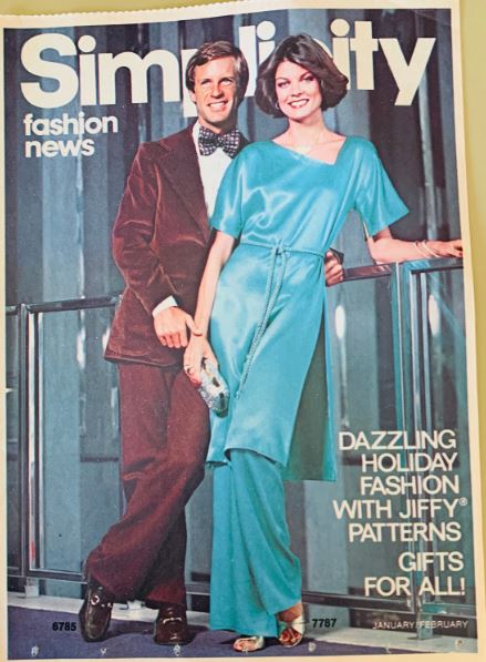 Simplicity Pattern Fashion News January February 1976 Sewing Pattern Catalog Brochure Magazine Vintage 1970s