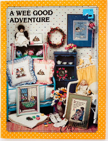 Counted Cross Stitch Wee Good Adventure Nursery Home Decor Patterns for Baby Room